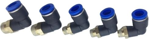 5PC Pneumatic fitting PL4-M5 PL63-M5 PL4-M6 PL6-M6 PL4-01 PL6-01 PL4-02 PL6-02 Straight push in connectors air tube joint coupler(PL6-M5) in Saudi Arabia