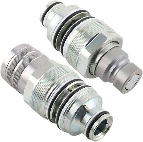2X مجموعة مقرنة الوجه المسطحة للذكور والإناث 6679837 6680018 متوافقة مع T250 T300 T320 الاتصال الهيدروليكي السريع in Kuwait