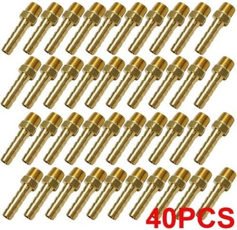 40 قطعة تركيبات خرطوم بارب 1/4 "(6 مللي متر) بارب إلى 1/8" تركيب خرطوم هواء ذكر in Saudi Arabia