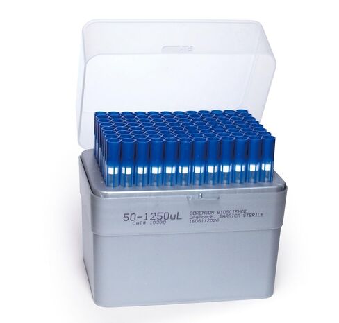 OneTouch Barrier Tip, 1000µl (50-1250µl), Natural, Polypropylene, Sterile, Hinged Rack in Saudi Arabia