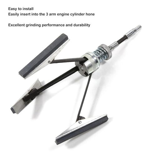 3PCS 3in Engine Cylinder Hone Stone Efficient Operation, Stable Performance 3 Arm Cylinder Honing Stones Tool, 3 Jaw Cylinder Hone Stone, Engine Hone Tool in Saudi Arabia