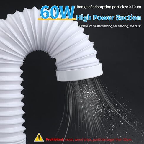 جامع غبار قوي لسطح المكتب ومستخرج شفط تلميع مع أنبوب قابل للسحب وإضاءة LED لصالونات الأظافر ومختبرات الأسنان - متعدد الاستخدامات، وفعال، وشفط قوي in Kuwait