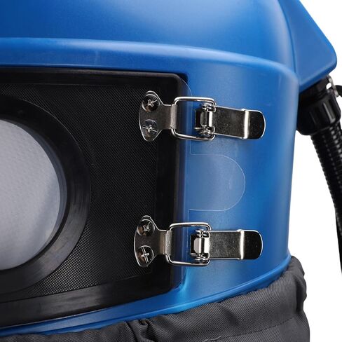 LiebeWH Sandblasting Hood Set, Safe Air Feed Helmet with Protective Lens and Shoulder Protector, for Sandblasting Painting Cleaning Dusty Environments in Saudi Arabia