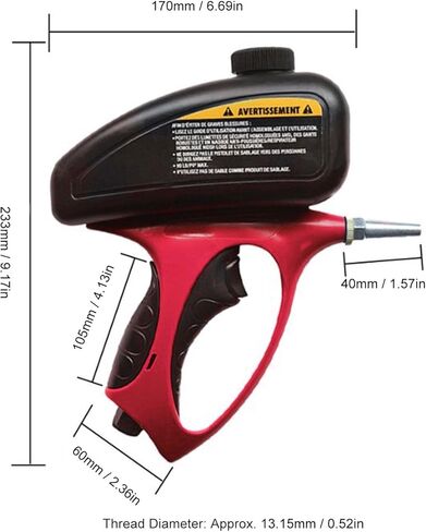 السفع الرملي بالهواء من جاروسا، محمول مع موصل توصيل سريع لإصلاح الأثاث التلقائي وإصلاح حمام السباحة وتنظيف الطلاء وتقشير الزجاج والحفر in Kuwait