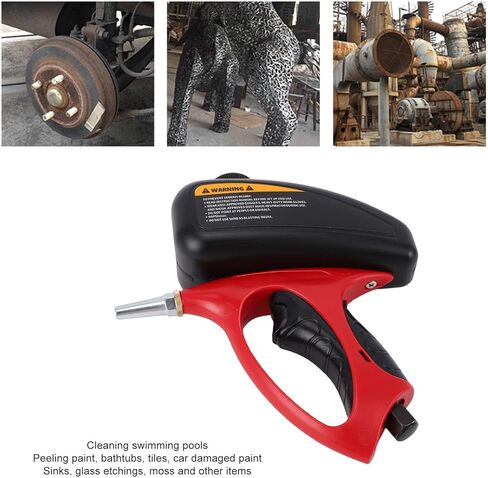 السفع الرملي بالهواء من جاروسا، محمول مع موصل توصيل سريع لإصلاح الأثاث التلقائي وإصلاح حمام السباحة وتنظيف الطلاء وتقشير الزجاج والحفر in Kuwait