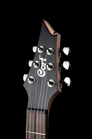 جيتار كهربائي Cort KX Series 500، أسود محفور. in Saudi Arabia