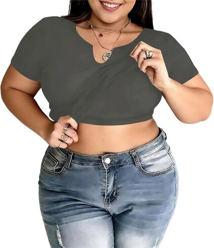 Womens Shirts with Built in Bra Plus Size Notch Neck Cute Going Out Short Sleeve Shirts Spring Summer Tops Teens Tees in Saudi Arabia