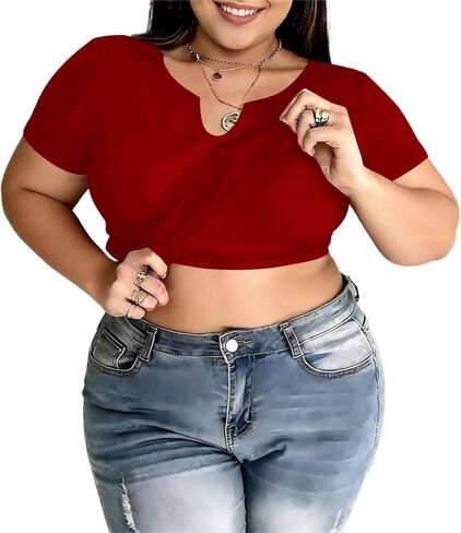 Womens Shirts with Built in Bra Plus Size Notch Neck Cute Going Out Short Sleeve Shirts Spring Summer Tops Teens Tees in Saudi Arabia