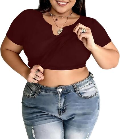 Womens Shirts with Built in Bra Plus Size Notch Neck Cute Going Out Short Sleeve Shirts Spring Summer Tops Teens Tees in Saudi Arabia