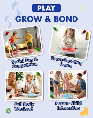 لوح توازن المتاهة 2 في 1 للأطفال، 3 متاهات قابلة للتبديل و3 كرات تحدي، قاعدة مطاطية غير قابلة للانزلاق للتدريب الأساسي، إعداد التزلج والتركيز على اضطراب فرط الحركة ونقص الانتباه، للأعمار من 3 إلى 12 عامًا in Kuwait