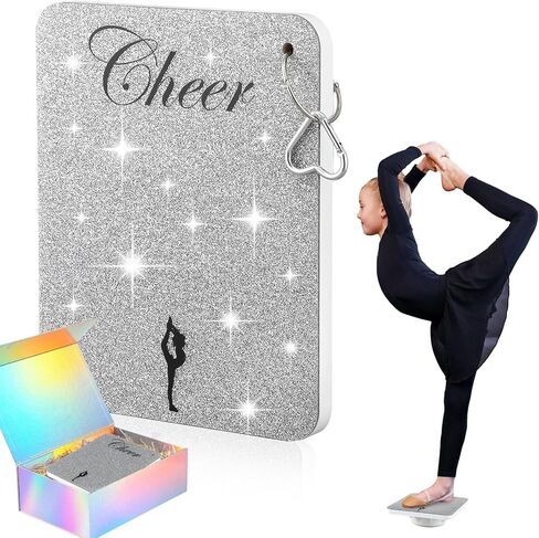 Cheer Flyer Stand Training Board, Cheerleading Balance Trainer for Flyer Practice, Non Slip Cheer Training Equipment for Gym or Home(White) in Saudi Arabia