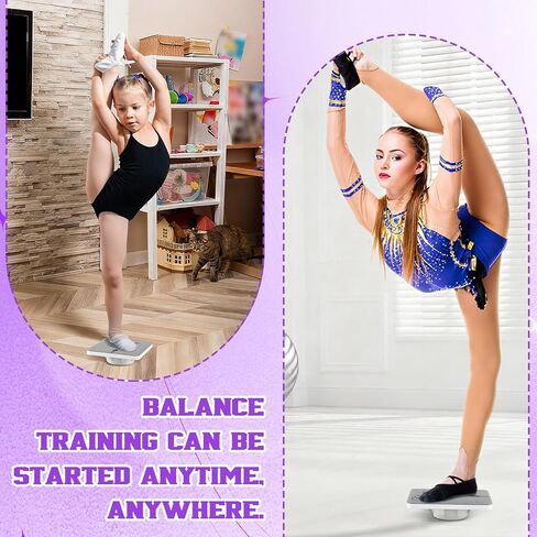 Cheer Flyer Stand Training Board, Cheerleading Balance Trainer for Flyer Practice, Non Slip Cheer Training Equipment for Gym or Home(White) in Saudi Arabia
