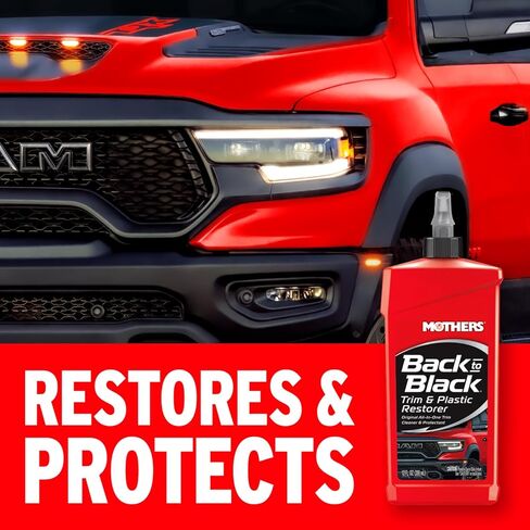 Mothers 06112 Back-to-Black Trim & Plastic Restorer, 12 fl. oz. in Saudi Arabia