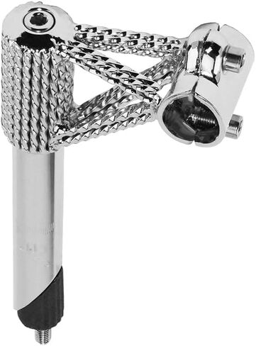 Lowrider Bike Quad Twisted Stem 21.1mm Chrome. in Saudi Arabia