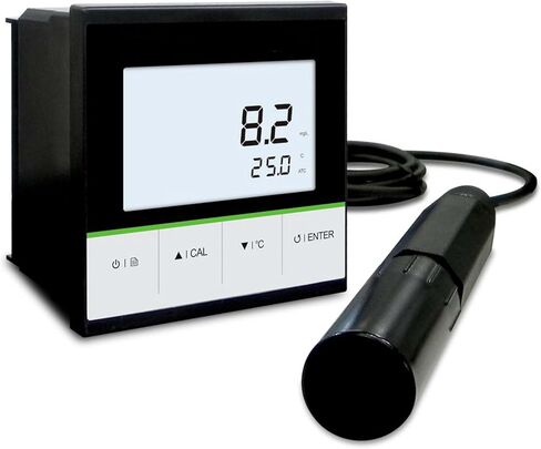 محلل الأكسجين المذاب الرقمي عبر الإنترنت مقياس DO الصناعي مع القطب الكهربائي القطبي DO محلول كهربائي 0.00 ~ 20.00 مجم / لتر 4 إلى 20 مللي أمبير إخراج 1 أو 2 نقطة معايرة تعويض درجة الحرارة التلقائي in Kuwait