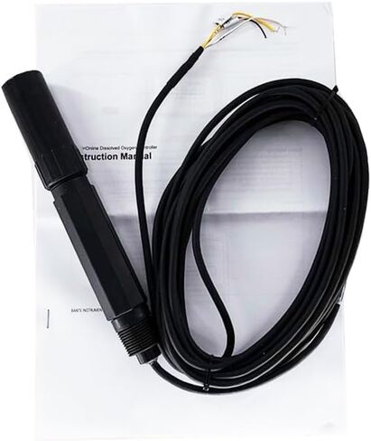 Industrial Dissolved Oxygen Probe Online DO Meter Controller for Monitoring Dissolved Oxygen Concentration and% Saturation in Water with DO Electrolyte Solution Range 0.00~20.00mg/L Output 4~20mA in Saudi Arabia