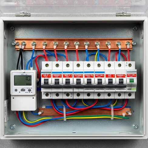 4 Sheets Breaker Box Labels Stickers Electrical Panel Labels Stickers Box Label Circuit Breaker Label for Breakers Panel Boxes Home Office Electricians in Saudi Arabia