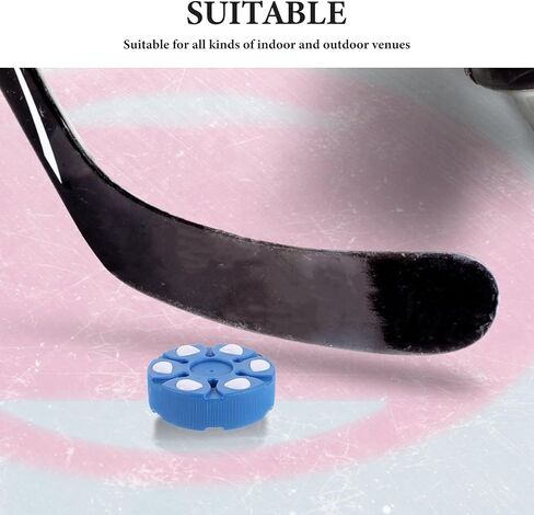 Mikinona Hockey Puck: 3 Inch Outdoor Practice Pucks - Street Hockey Roller Ball Accessory - Youth Game Equipment Indoor Outdoor Training in Saudi Arabia