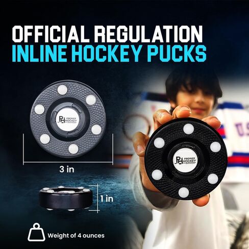 Premier Sports - حزمة من بلاط أرضيات الهوكي للتدريب - 15 عبوة مقاس 12 × 12 بوصة + 3 عبوات من كرات الهوكي المضمنة in Kuwait