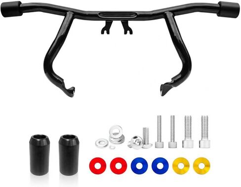 حارس المحرك الأمامي تحطم محرك متوافق مع Harley Davidson Touring Street Glide Road Road King Electra Glide Ultra Limited CVO 2009-2025 ، Black in Kuwait