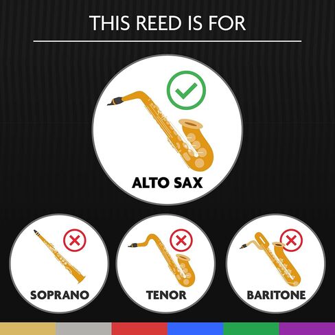 Légère Reeds - Alto Saxophone Reed, Studio Cut, Strength 1.50 (ASS1.50) - Premium Synthetic Woodwind Reed in Saudi Arabia