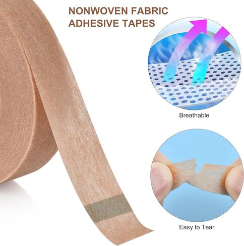 8 Rolls Surgical Nose Tape Rhinoplasty Medical Tape for Wound Care Bandage Tape for Sensitive Skin(0.5 inch x 10yards) in Kuwait