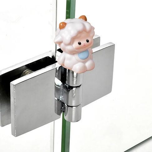 Cute Mini Creative Little Lamb, Goat, Sheep Hinge Heads Decorative Topper Set 5PCS, Home Decoration,Magnetic Hinge Head Toppers Door Hinge in Saudi Arabia