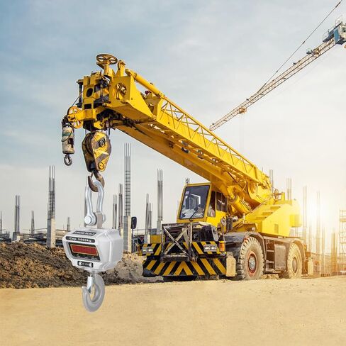 Heavy Duty Digital Crane Scale, 11000lbs Capacity Digital Hanging Scale, Remote Control & High Precision & Rechargeable Industrial Hanging Hook with Cast Aluminum Case for Construction, Factory in Saudi Arabia