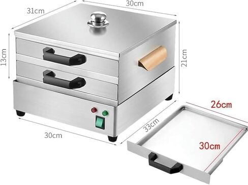 Rice Noodle Roll Steamer Multi-Function Electric Steam Cooker, Steamer Chinese Food Electric Cantonese Rice Noodle Rolls Machine in Saudi Arabia