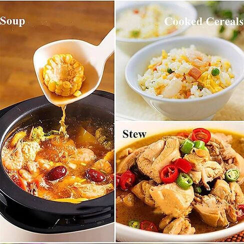 2000W Commercial Food Processor, 6L Automatic Cooking Machine with 360° Rotation, 3D Heating, Smart Touch Screen - Perfect for Restaurants & Catering Needs in Saudi Arabia