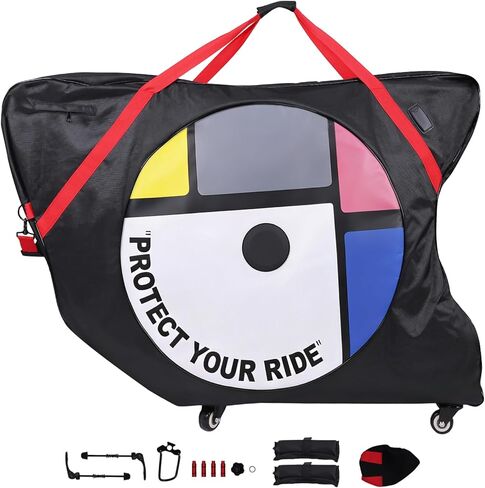 1680D Oxford Cloth Transport Storage Carry Bag Portable Folding Cycling Bag for Mountain Bike Road Bike E-bike in Kuwait