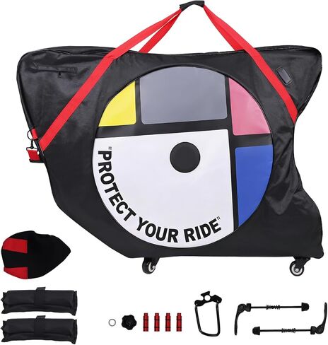 1680D Oxford Cloth Transport Storage Carry Bag Portable Folding Cycling Bag for Mountain Bike Road Bike E-bike in Saudi Arabia