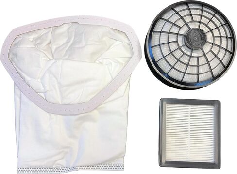 Replacement Maintenance Kit for ProTeam SuperCoach Pro 6 Backpack Vacuum – Includes 1 Exhaust Filter (107315), 1 Dome Filter (106526/510184), and 9 Cloth Bags (107314) in Kuwait