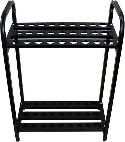 Golf Club Display Stand, 27 Hole Golf Club Stand Holder, Cue Storage Rack Mobile Golf Club Station Golf Club Organizer, Golf Club Protection Rack, Durable Golf Club Display Stand Made of Steel in Saudi Arabia