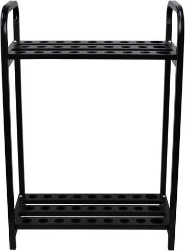 Golf Club Display Stand, 27 Hole Golf Club Stand Holder, Cue Storage Rack Mobile Golf Club Station Golf Club Organizer, Golf Club Protection Rack, Durable Golf Club Display Stand Made of Steel in Saudi Arabia