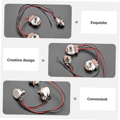 ERINGOGO Exquisite Crafted Bass Line Gu55 Electric Bass Preamp Wiring Harness Widely Loved or Guitar Lovers in Saudi Arabia