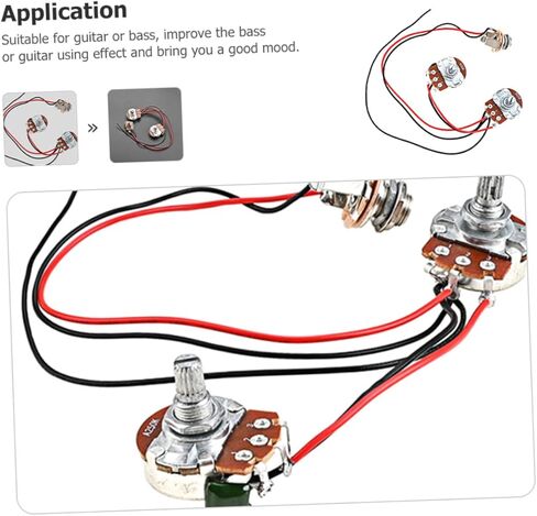 ERINGOGO Exquisite Crafted Bass Line Gu55 Electric Bass Preamp Wiring Harness Widely Loved or Guitar Lovers in Saudi Arabia