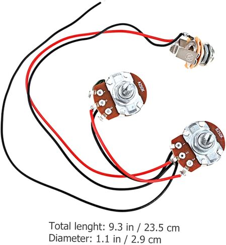 1set Bass Wiring Circuit for Electric Guitars Compact Preamp Design Easy Installation Circuit for Bass Model in Saudi Arabia