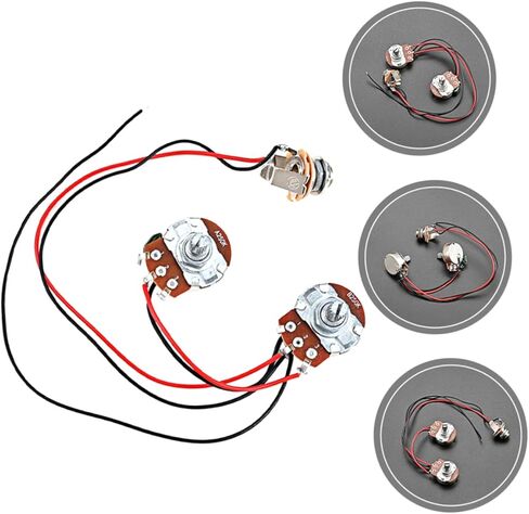 1set Bass Wiring Circuit for Electric Guitars Compact Preamp Design Easy Installation Circuit for Bass Model in Saudi Arabia