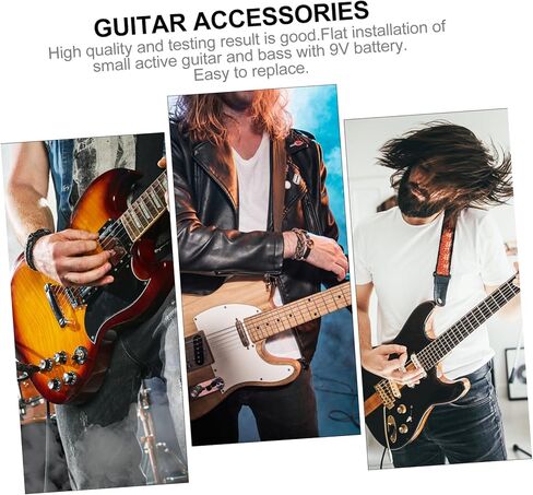 Yardwe Guitar Pickup Battery Box 9v Bass Guitar Battery Compartment Replacement in Saudi Arabia