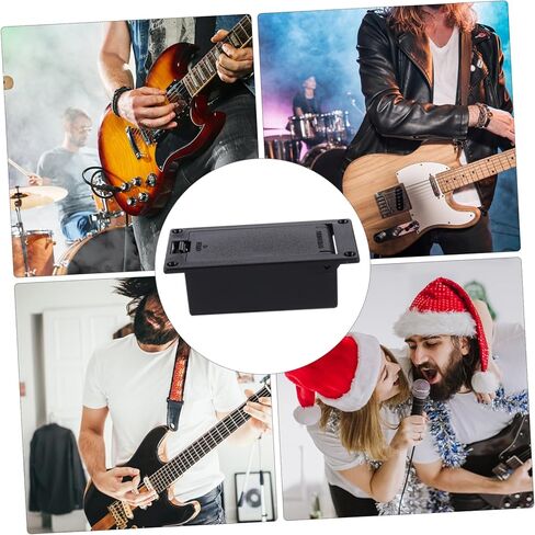 Yardwe Guitar Pickup Battery Box 9v Bass Guitar Battery Compartment Replacement in Saudi Arabia