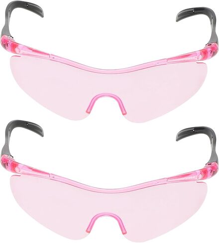 Protective Safety Glasses 2pcs Pink Eye Shield Goggles for Outdoor Shooting with Anti-glare Unisex Protective Eyewear in Kuwait