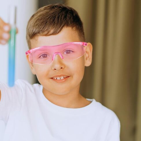 Protective Safety Glasses 2pcs Pink Eye Shield Goggles for Outdoor Shooting with Anti-glare Unisex Protective Eyewear in Kuwait