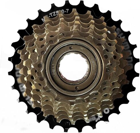Bike Freewheel 7-Speed MF-TZ500 Screw On Multiple Freewheel Bicycle Multiple Freewheel 14-34Tooth Black in Kuwait