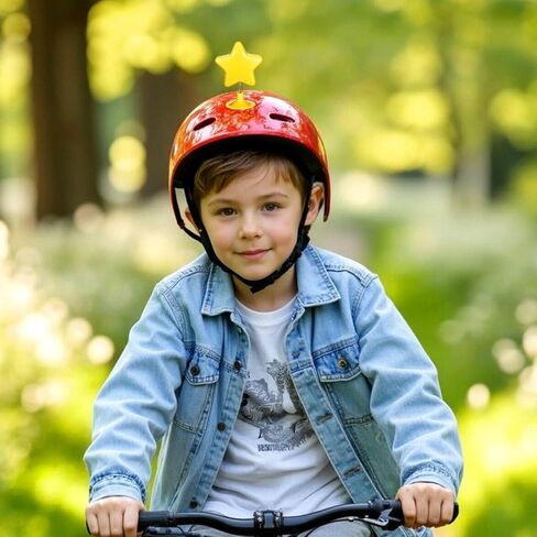 Cabilock 8pcs Helmet Top Star Decorations, Cute Yellow Wobble Stars for Bike Motorcycle Snowboard Helmets, Funny Spring Mount Helme Accessories for Scooter Car Dashboard Decor in Saudi Arabia