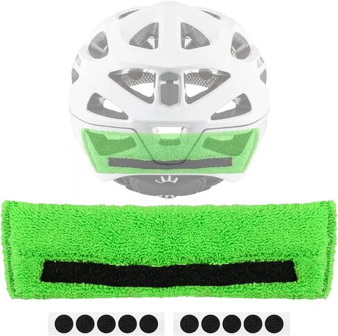 عصابة رأس لخوذة الدراجة، بطانة عرق لخوذة ركوب الدراجات، عصابة رأس قابلة للغسل لركوب الدراجات الجبلية أو ركوب الدراجات على الطرق أو أي ركوب الدراجات، أخضر in Kuwait
