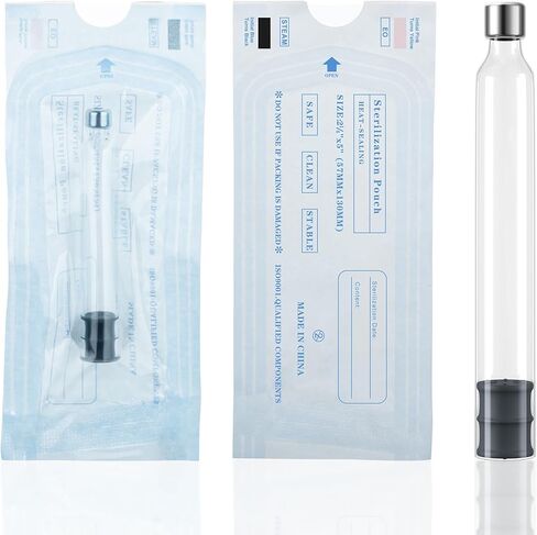 خراطيش قلم 1.8 مل للببتيد، خراطيش زجاجية مع سدادة مطاطية لقلم الحقن، معقمة بالبخار، معبأة بشكل فردي، 10 عبوات in Kuwait