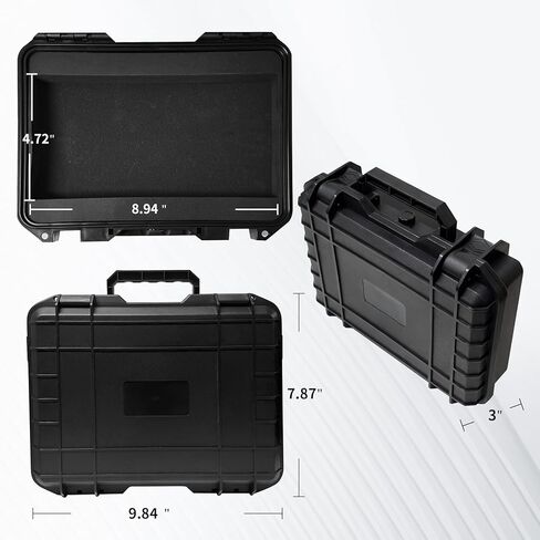 Mixer Hard Case for Zoom LiveTrak L-6 / L6 Digital Mixer, Portable Travel Hard Shell Carrying Storage Case Equipped with Comfort Handle with Customizable Foam in Kuwait