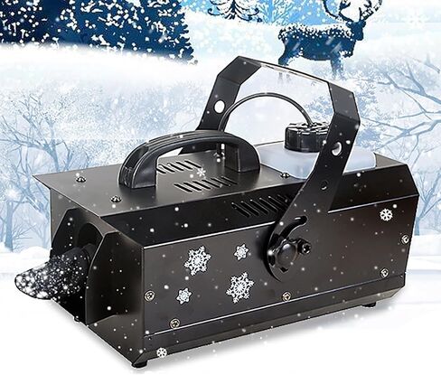 آلة ثلج 600 واط، صانع ندفة الثلج مع جهاز تحكم عن بعد وخزان زيت 1 لتر، مسافة رش مباشرة 4-5 متر، حجم ندفة الثلج وحجم الرذاذ قابل للتعديل، لتصوير الأفلام ومحطات التلفزيون والمراحل والحانات in Kuwait