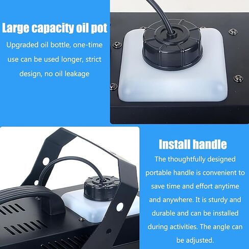 آلة ثلج 600 واط، صانع ندفة الثلج مع جهاز تحكم عن بعد وخزان زيت 1 لتر، مسافة رش مباشرة 4-5 متر، حجم ندفة الثلج وحجم الرذاذ قابل للتعديل، لتصوير الأفلام ومحطات التلفزيون والمراحل والحانات in Kuwait